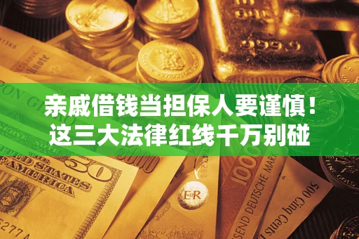 济南亲戚借钱当担保人要谨慎！这三大法律红线千万别碰