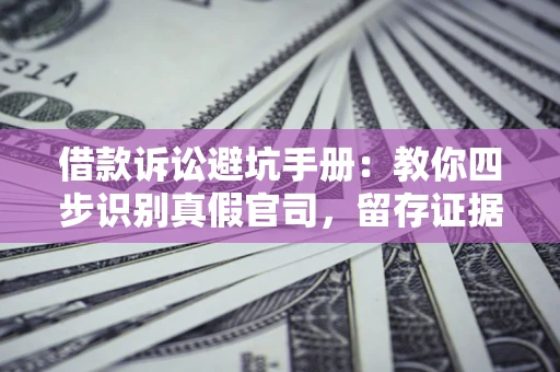 济南借款诉讼避坑手册：教你四步识别真假官司，留存证据不踩雷