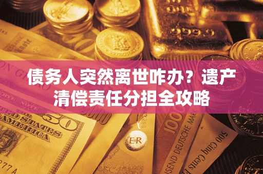 济南债务人突然离世咋办？遗产清偿责任分担全攻略