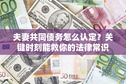 济南夫妻共同债务怎么认定？关键时刻能救你的法律常识