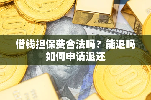 济南借钱担保费合法吗？能退吗如何申请退还