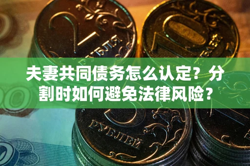 济南夫妻共同债务怎么认定？分割时如何避免法律风险？